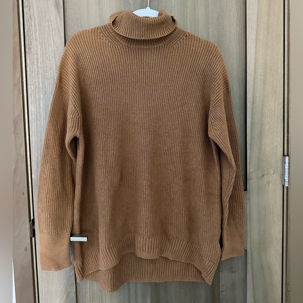J.Crew Brown Turtleneck Sweater